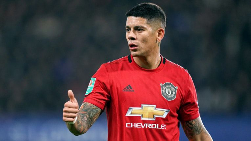 Marcos Rojo, bek serbabisa yang disia-siakan Manchester United. (TWITTER MANCHESTER UNITED)